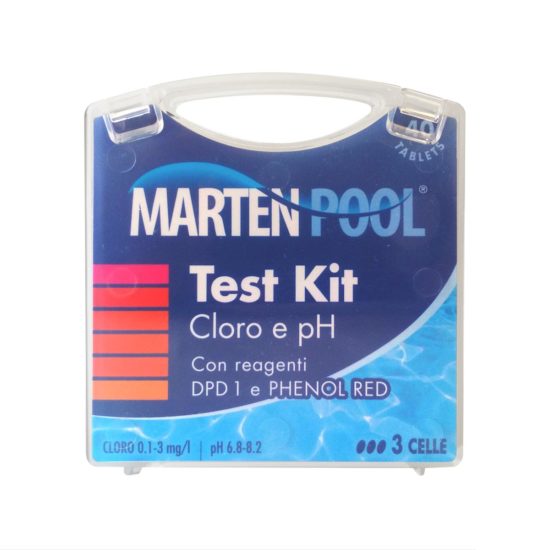 marten pool test kit cloro pH