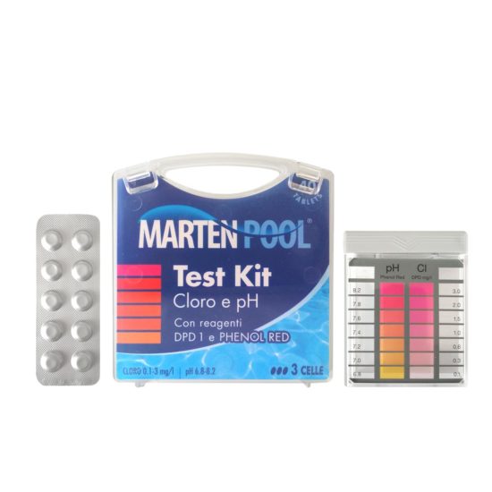 marten pool test kit cloro pH
